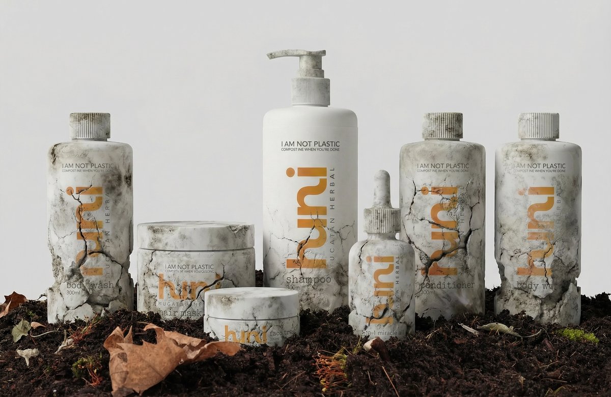 huni bottles after 12 weeks in the ground